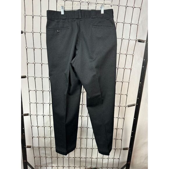 Dickies Mens Classic Black Work Pants 36x29 65% Polyester 35% Cotton Durable Mad - Picture 3 of 16